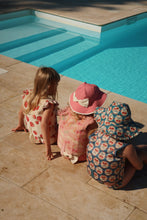 画像をギャラリービューアに読み込む, ELLIS SWIM VEST / コンゲススロイド フロートベスト スイムベスト ライフジャケット うきわ キッズ レオパード チェリーリボン KS102694