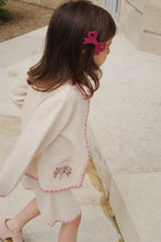 画像をギャラリービューアに読み込む, COLLETTE KNIT CARDIGAN / コンゲススロイド キッズ ニット カーディガン ブーケ お花の刺繍 KS102823