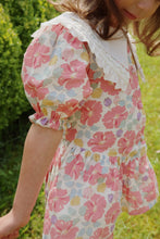 画像をギャラリービューアに読み込む, COEUR COLLAR SHIRT GOTS / コンゲススロイド 半袖ブラウス キッズ 花柄 KS102850