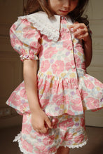 画像をギャラリービューアに読み込む, COEUR COLLAR SHIRT GOTS / コンゲススロイド 半袖ブラウス キッズ 花柄 KS102850