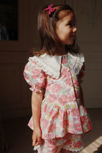 画像をギャラリービューアに読み込む, COEUR COLLAR SHIRT GOTS / コンゲススロイド 半袖ブラウス キッズ 花柄 KS102850