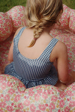 画像をギャラリービューアに読み込む, SOLINE SWIMSUIT / コンゲススロイド スイムスーツ ワンピース 水着 ベビーキッズ インディゴ ギンガムチェック KS103334
