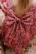 画像をギャラリービューアに読み込む, LILA SEQUINS BOW DRESS / コンゲススロイド キッズ ドレス 長袖 ワンピース リボン スパンコール KS103858