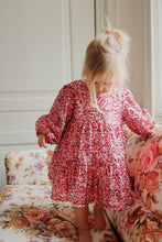 画像をギャラリービューアに読み込む, LILA SEQUINS BOW DRESS / コンゲススロイド キッズ ドレス 長袖 ワンピース リボン スパンコール KS103858