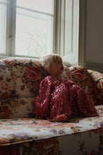 画像をギャラリービューアに読み込む, LILA SEQUINS BOW DRESS / コンゲススロイド キッズ ドレス 長袖 ワンピース リボン スパンコール KS103858