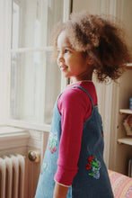 画像をギャラリービューアに読み込む, MAGOT SEQUIN STRAP DRESS GOTS / コンゲススロイド デニムワンピース キッズ チェリーリボン KS103891