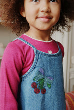 画像をギャラリービューアに読み込む, MAGOT SEQUIN STRAP DRESS GOTS / コンゲススロイド デニムワンピース キッズ チェリーリボン KS103891