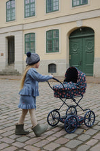 画像をギャラリービューアに読み込む, SOLEIL KNIT SKIRT GOTS / コンゲススロイド ニット スカート キッズ ブルー チェリーハート KS103982