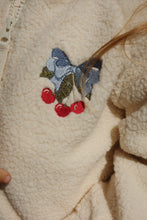 画像をギャラリービューアに読み込む, JAZZ TEDDY JACKET GRS / コンゲススロイド テディー ジャケット ボア キッズ ホワイト チェリーリボン KS104861