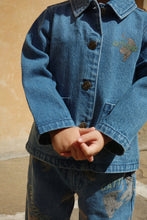 画像をギャラリービューアに読み込む, MAGOT PANTS GOTS / コンゲススロイド キッズ デニムパンツ ジーンズ ジーパン レオパード 豹 KS104973