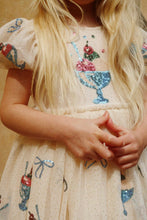 画像をギャラリービューアに読み込む, YVONNE PUFF DRESS / コンゲススロイド ドレス チュールワンピース キッズ パフェ ジェラート リボン KS105138