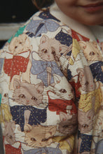 画像をギャラリービューアに読み込む, JUNO PRINTED BOMBER JACKET / コンゲススロイド ボンバー ジャケット アウター キッズ 子猫 子犬 KS105731