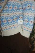 画像をギャラリービューアに読み込む, BILLI KNIT CARDIGAN / コンゲススロイド カーディガン ニット キッズ ノルディック ブルー KS106395