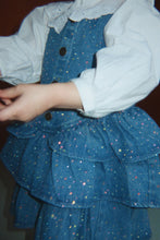 画像をギャラリービューアに読み込む, ELBA SPARKLE DRESS GOTS / コンゲススロイド ドレス ワンピース オーガニックコットン キッズ デニム キラキラ KS106459