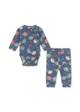 画像をギャラリービューアに読み込む, BASIC NEWBORN SET GOTS / コンゲススロイド ベビー ロンパース 上下セット ホリデーコレクション KS101891