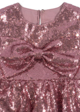 画像をギャラリービューアに読み込む, ROSIE DRESS / コンゲススロイド スパンコールドレス ワンピース キッズ リボン KS102203