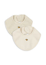 画像をギャラリービューアに読み込む, BASIC 2 PACK BIB / コンゲススロイド スタイ ベビー よだれかけ オーガニックコットン 赤ちゃん ストライプレモン ストライプマリン KS102251