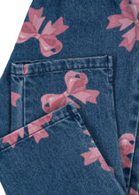 画像をギャラリービューアに読み込む, MAGOT FRILL PANTS GOTS - BELLA BOW / コンゲススロイド キッズ デニムパンツ ジーンズ ジーパン リボン KS102281