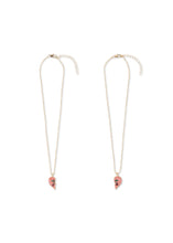 画像をギャラリービューアに読み込む, BESTIE NECKLACE / コンゲススロイド ベスティーネックレス 親友ネックレス ペアネックレス チェリーハート  KS102394