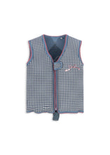画像をギャラリービューアに読み込む, SOLINE SWIM VEST / コンゲススロイド フロートベスト スイムベスト ライフジャケット うきわ インディゴ ギンガムチェック KS103253