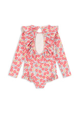 画像をギャラリービューアに読み込む, MANUCA LS SWIMSUIT GRS - ROSE ANGLAISE / コンゲススロイド スイムスーツ ワンピース水着 ラッシュガード ベビーキッズ 英国の薔薇 KS103263