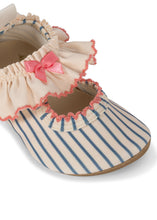 画像をギャラリービューアに読み込む, GINA FRILL SWIM SHOES / コンゲススロイド スイムシューズ 水着 靴 ベビーキッズ ブルーストライプ KS103287