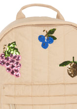 画像をギャラリービューアに読み込む, JUNO QUILTED SEQUIN BACKPACK MIDI - FRAPPÉ / コンゲススロイド  キルト スパンコール リュック バックパック キッズ フルーツ KS103554