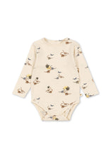 画像をギャラリービューアに読み込む, BASIC LS BODY GOTS/ コンゲススロイド 長袖 ベビーロンパース オーガニックコットン KS103702