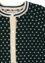 画像をギャラリービューアに読み込む, BILLI KNIT CARDIGAN / コンゲススロイド カーディガン ニット キッズ 女の子 男の子 グリーン KS103726