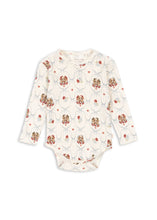画像をギャラリービューアに読み込む, MINNIE BODY GOTS / コンゲススロイド 長袖 ベビーロンパース オーガニックコットン100% 子犬 リボン KS103916