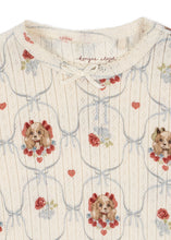 画像をギャラリービューアに読み込む, MINNIE BODY GOTS / コンゲススロイド 長袖 ベビーロンパース オーガニックコットン100% 子犬 リボン KS103916