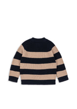 画像をギャラリービューアに読み込む, VITUM KNIT CARDIGAN / コンゲススロイド カーディガン ニット キッズ 男の子 女の子 ボーダー KS104040