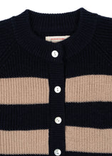 画像をギャラリービューアに読み込む, VITUM KNIT CARDIGAN / コンゲススロイド カーディガン ニット キッズ 男の子 女の子 ボーダー KS104040