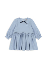 画像をギャラリービューアに読み込む, AVA DRESS GOTS / コンゲススロイド ドレス ワンピース キッズ ブルー リボン KS104071