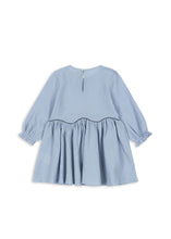 画像をギャラリービューアに読み込む, AVA DRESS GOTS / コンゲススロイド ドレス ワンピース キッズ ブルー リボン KS104071