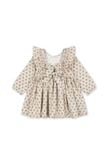 画像をギャラリービューアに読み込む, CIANNA LS BOW DRESS GOTS / コンゲススロイド ドレス ワンピース キッズ  葡萄や木の実 KS104262