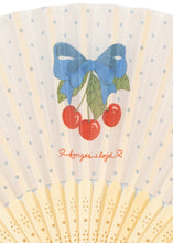 画像をギャラリービューアに読み込む, FANS / コンゲススロイド 扇子 せんす キッズうちわ チェリー いちご 花柄 KS104809