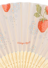 画像をギャラリービューアに読み込む, FANS / コンゲススロイド 扇子 せんす キッズうちわ チェリー いちご 花柄 KS104809