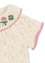 画像をギャラリービューアに読み込む, ROSIER ROMPER / コンゲススロイド ベビー ニットロンパース ブラウス クローバー刺繍 KS102423