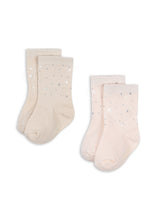 画像をギャラリービューアに読み込む, 2 PACK SEQUIN SOCKS / コンゲススロイド キッズ ソックス2組セット 靴下 ビジュー キラキラ ラインストーンKS105231