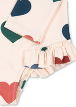 画像をギャラリービューアに読み込む, MANUCA LS SWIMSUIT GRS / コンゲススロイド ラッシュガード 水着 スイムウエア 女の子 キッズ マルチハート KS105466