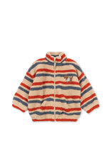 画像をギャラリービューアに読み込む, JODY EMBROIDERY TEDDY JACKE / コンゲススロイド キッズ アウター モコモコ ダックスフンド 犬 KS105712