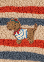 画像をギャラリービューアに読み込む, JODY EMBROIDERY TEDDY JACKE / コンゲススロイド キッズ アウター モコモコ ダックスフンド 犬 KS105712