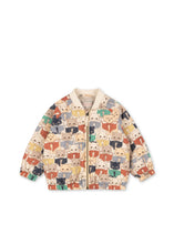 画像をギャラリービューアに読み込む, JUNO PRINTED BOMBER JACKET / コンゲススロイド ボンバー ジャケット アウター キッズ 子猫 子犬 KS105731