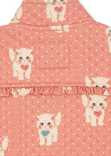 画像をギャラリービューアに読み込む, THERMO FRILL JACKET GRSS / コンゲススロイド キッズ ジャケット アウター 子猫 ピンクドット KS105776