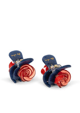 画像をギャラリービューアに読み込む, 2 PACK ROSE HAIR CLAW SMALL / コンゲススロイド 2個セット バンスクリップ ヘアアクセサリー ヘアクリップ 薔薇 ローズ KS105855
