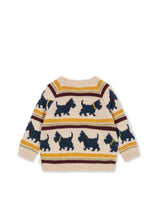 画像をギャラリービューアに読み込む, BELOU KNIT SWEATER / コンゲススロイド カーディガン ニット キッズ 子犬 スコティッシュ・テリア KS105908