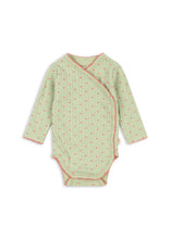 画像をギャラリービューアに読み込む, MINNIE NEWBORN BODY GOTS - COEUR LINT / コンゲススロイド 長袖 新生児ベビーロンパース ピンクハートグリーン KS106168