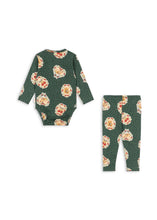 画像をギャラリービューアに読み込む, BASIC BODY/PANTS SET GOTS / コンゲススロイド ベビー 長袖 ロンパースセットアップ オーガニックコットン KS106379