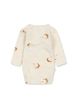 画像をギャラリービューアに読み込む, BASIC LS NEWBORN BODY GOTS / コンゲススロイド 新生児ベビー 長袖 前開きロンパース オーガニックコットン 三日月 KS106381